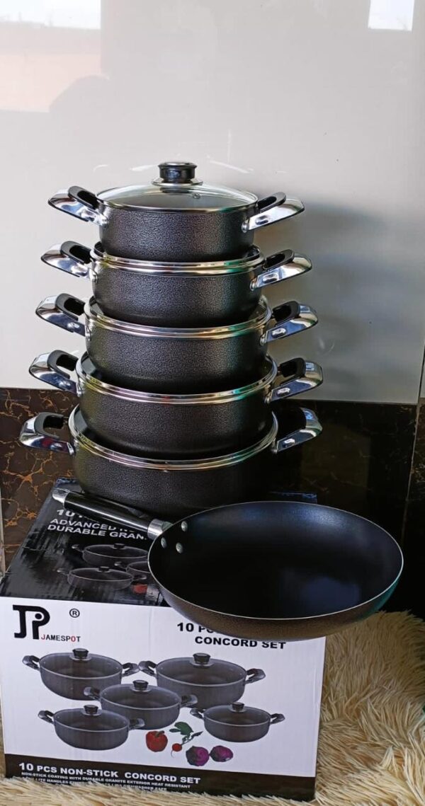 11 pieces Jp non stick cookware set