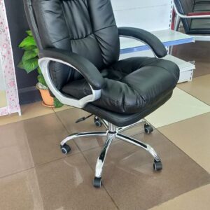 Executive Leather Office Chair With Recliner