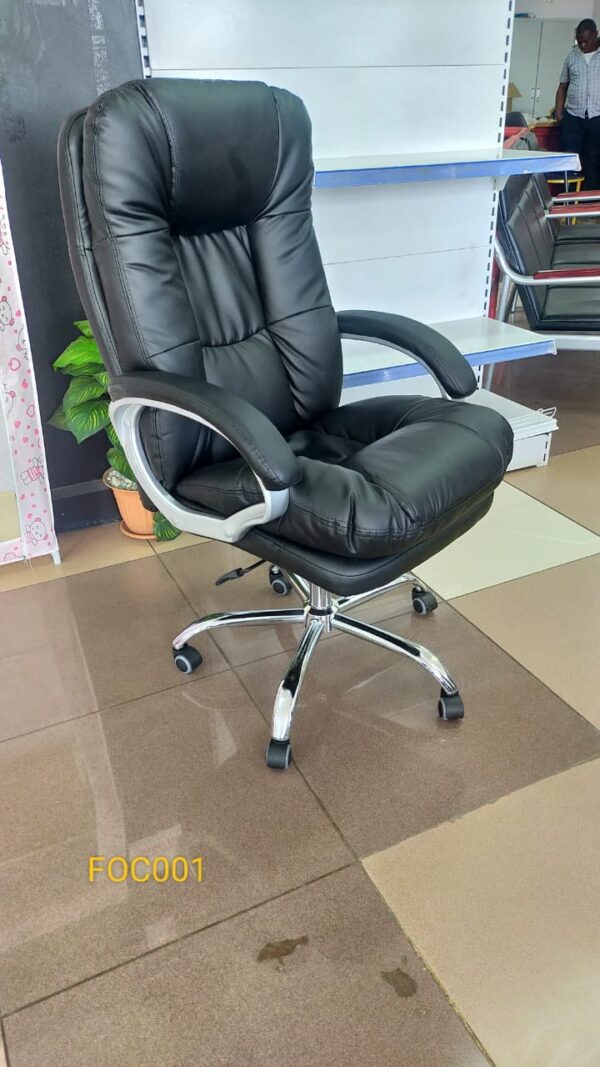 Executive Leather Office Chair With Recliner