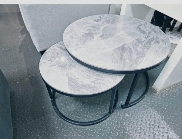 LUXURY PURE MARBLE TOP NESTING COFFEE TABLES