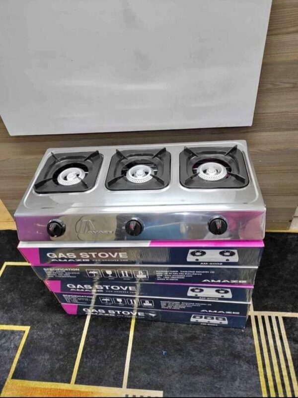 AMAZE 3 BURNER TABLE TOP GAS COOKER