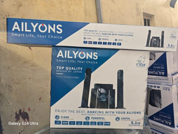 5.1 CH AILYONS TALL BOY HOMETHEATRE SPEAKER SYSTEM