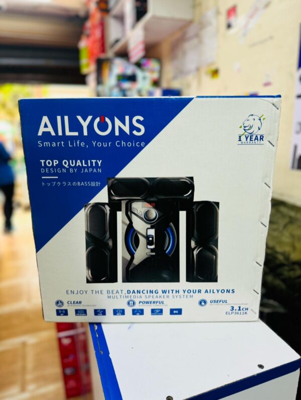 AILYONS (ELP3603K) 3.1CH Subwoofer Home Theatre Multi Media Bluetooth Speaker System