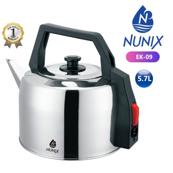 5.7 L NUNIX STAINLESS STEEL ELECTRIC KETTLE