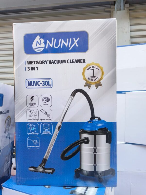 30 L NUNIX WET & DRY VACUUM CLEANER