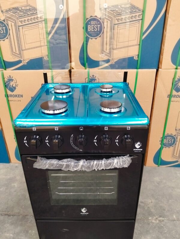 50 * 55CM  EUROKEN FULL GAS  FREE STANDING  COOKER WITH ELECTRIC OVEN