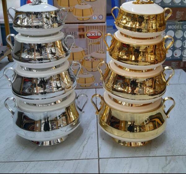 4 PCS SET OF SHAHI HOTPOTS SET