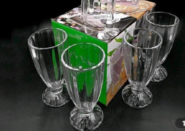 6 PCS SET OF MILK SHAKE/ SMOOTHIE GLASSES