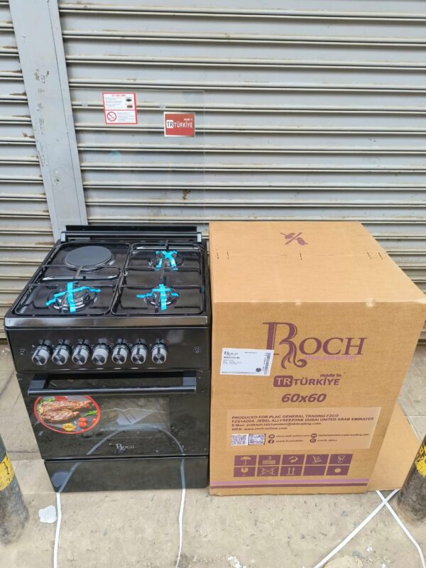 ROCH 60*60 3 GAS + 1 ELECTRIC PLATE STANDING COOKER