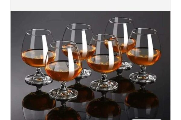 6 PCS SET OF COGNAC BRANDY GLASS - Image 2