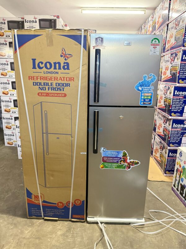 ICONA 275 L NOFROST DOUBLE DOOR REFRIGERATOR WITH HANDLE - Image 3