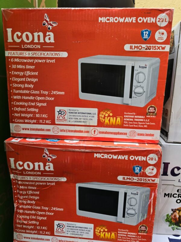 ICONA (ILMO-2015XW) 20 L MANUAL MICROWAVE