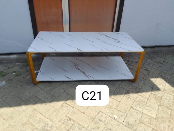 EXECUTIVE MDF MARBLE EFFECT COFFEE TABLE - Image 3