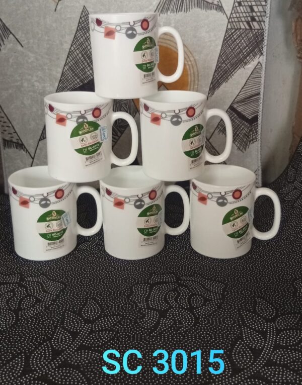 6 PCS SET OF OPAL CERAMIC MUGS