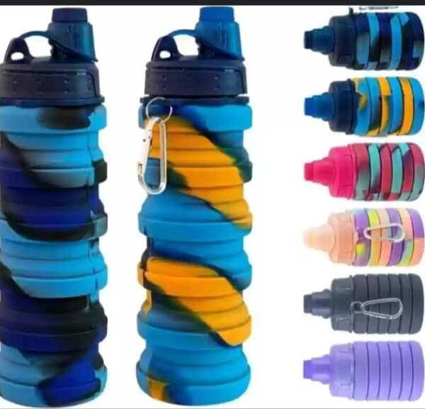 500 ML EXPANDABLE SILICONE WATER BOTTLE - Image 3