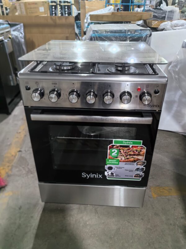 syinix 60by 60 3+1 standing cooker with electric oven