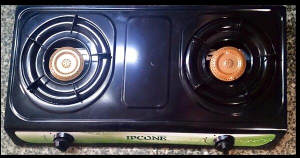 IPCONE 2 BURNER STAINLESS TABLE TOP COOKER