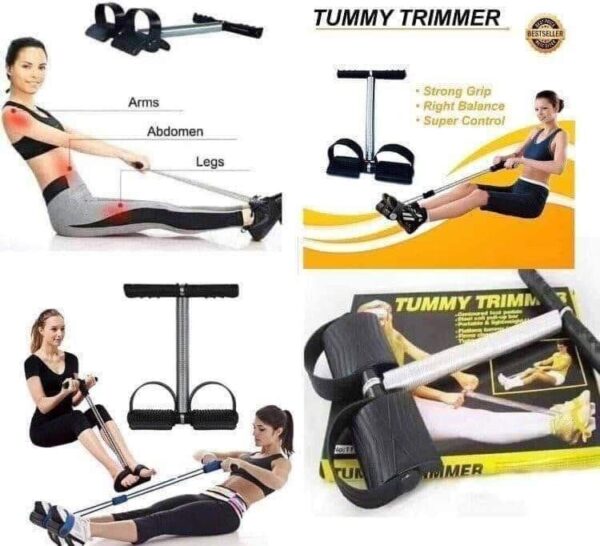 TUMMY TRIMMER (Elastic Sit Up Pull Rope Pedal Resistance Band)