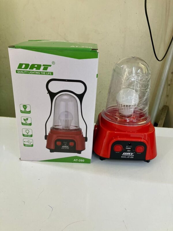 DAT-AT-260 RECHARGEABLE LAMP