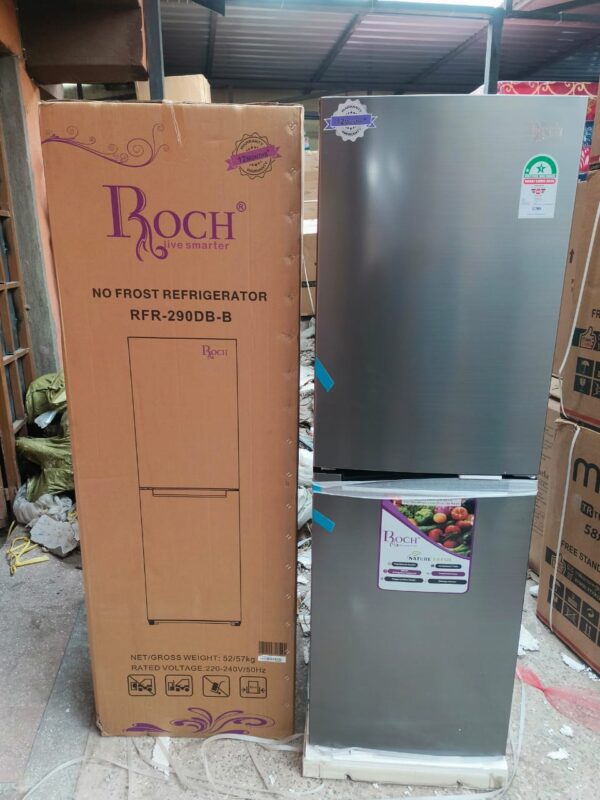 ROCH 230 L DOUBLE DOOR REFRIGERATOR (BOTTOM FREEZER FRIDGE)