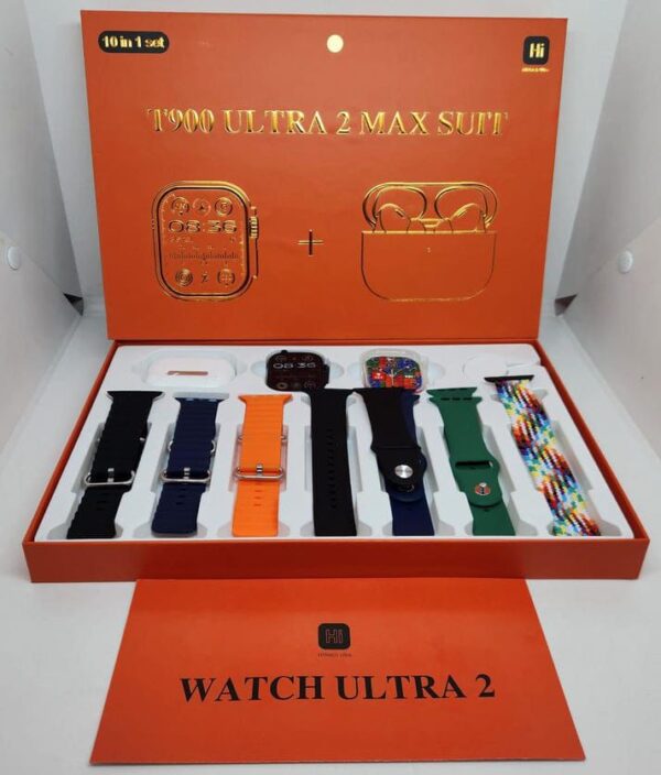 10 IN 1 T900 ULTRA 2 MAX SUIT SMART WATCH