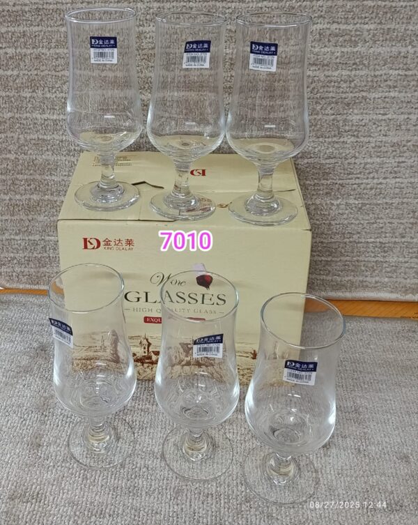 6 PCS ELEGANT  DRINKING GLASSES