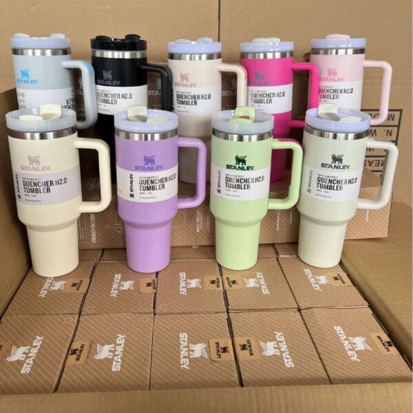 Stanley 1.2 Litres Stainless Steel Tumbler With Handle & Straw Lid