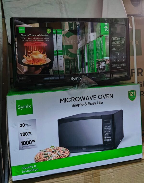 20 L SYINIX DIGITAL MICROWAVE WITH GRILL