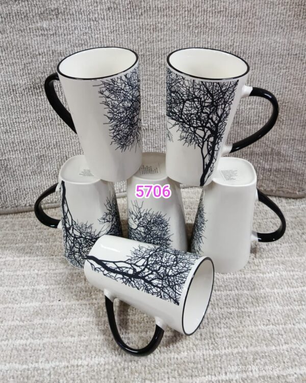 12 PCS CERAMIC TREE MUGS