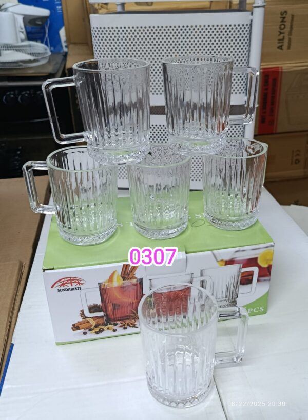 12 PCS SUNDABESTS BOROSILICATE MUGS